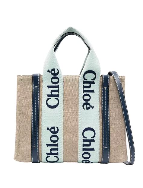 chloe woody green|chloe woody tote medium.